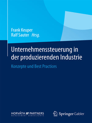 cover image of Unternehmenssteuerung in der produzierenden Industrie